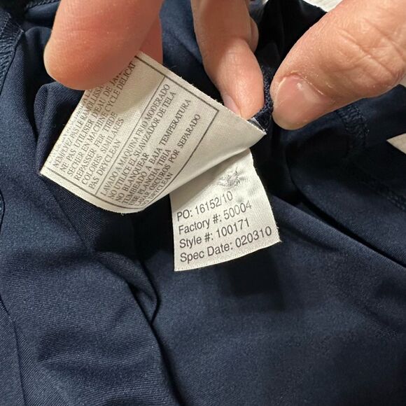 Antigua Ryder Cup Tournament Men's Navy and White Golf Shirt Size Large - Picture 4 of 11